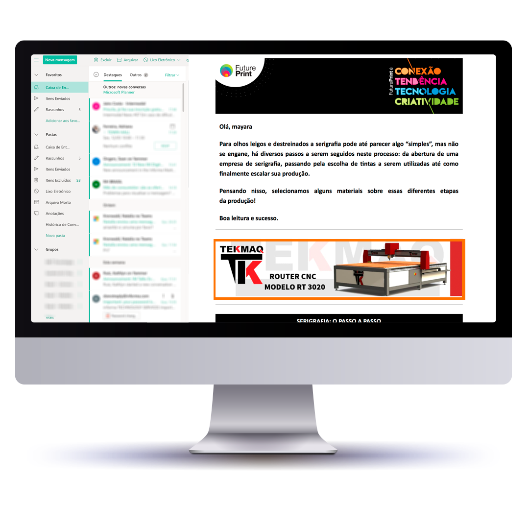 Soluções Digitais - Mockup Banner na Newsletter