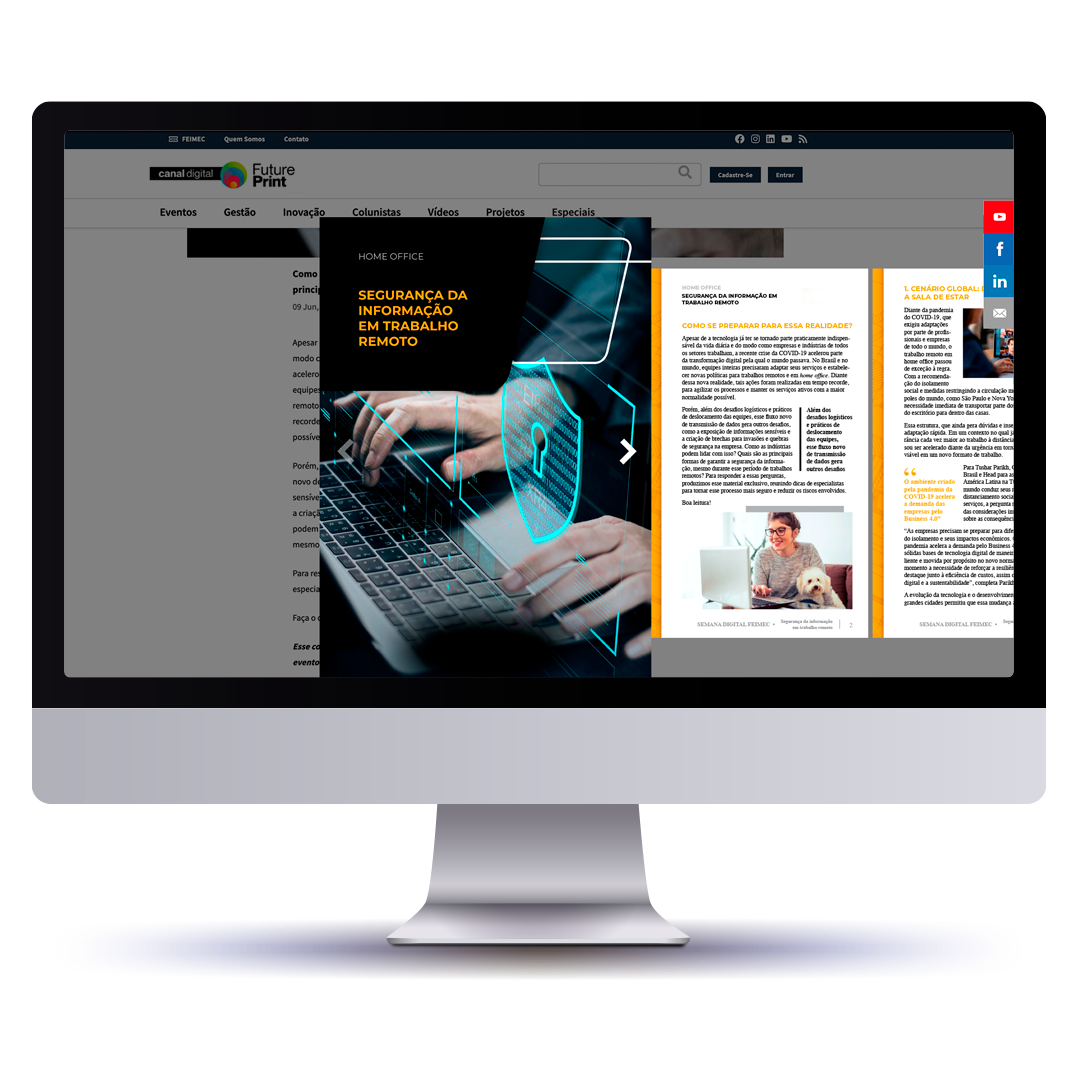 Soluções Digitais - Mockup E-book